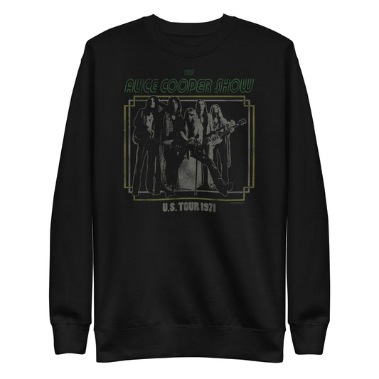 Alice Cooper 1971 US Tour Mens Sweatshirt Black