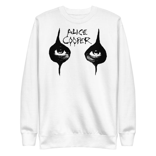 Alice Cooper Eyes Mens Sweatshirt White