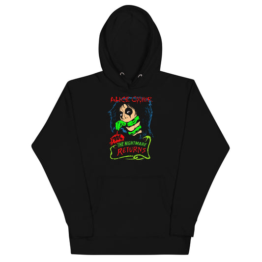 Alice Cooper Nightmare Returns Mens Hoodie Black