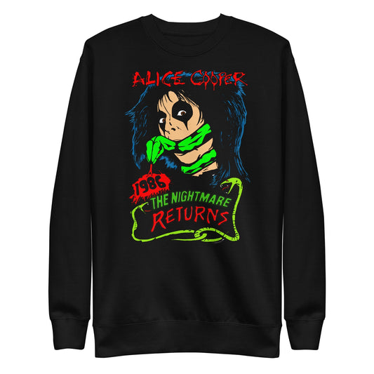 Alice Cooper Nightmare Returns Mens Sweatshirt Black