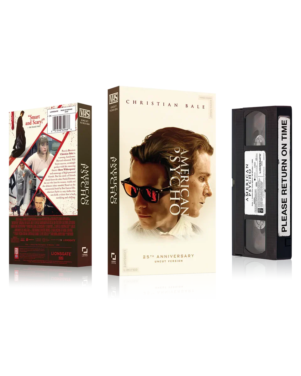 American Psycho - 25th Anniversary Be Kind, Rewind Edition (VHS)
