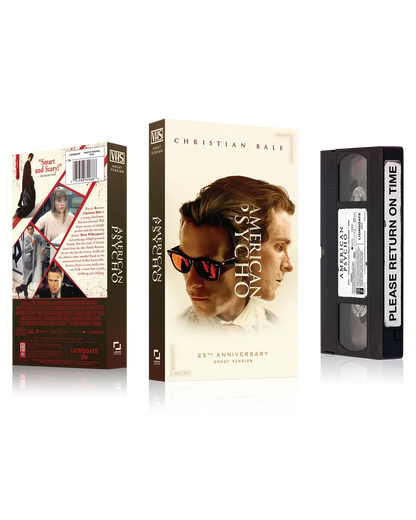 American Psycho - 25th Anniversary Be Kind, Rewind Edition (VHS)