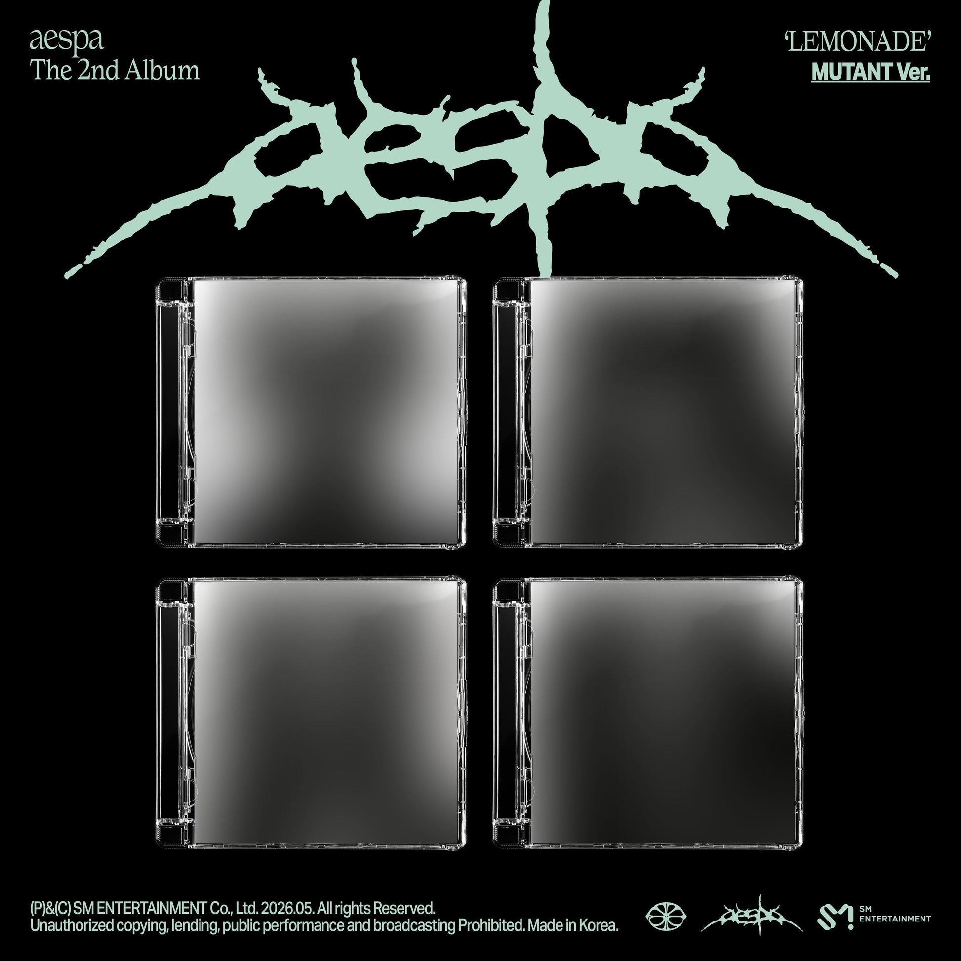 aespa - The 2Nd Album ‘Lemonade’ [Mutant Ver.] [CD] Music CD