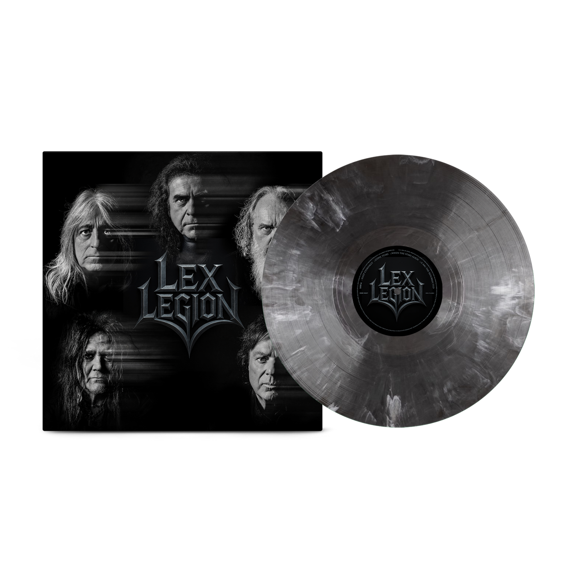 Lex Legion - “Lex Legion” on Silver Black Ice Vinyl Record
