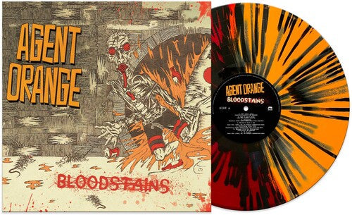 Agent Orange - Bloodstains - Orange/ red/ black Splatter Vinyl Record