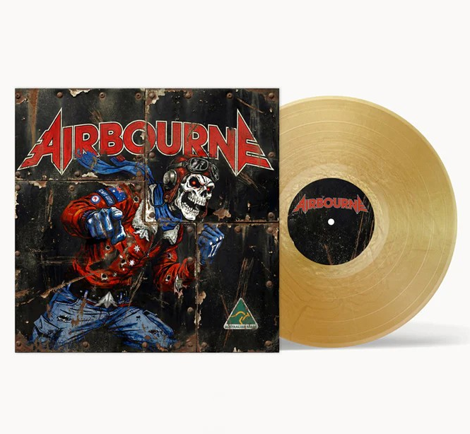 PRE-ORDER Airbourne - Airbourne (Gold Colored Vinyl) [Vinyl] Vinyl Record