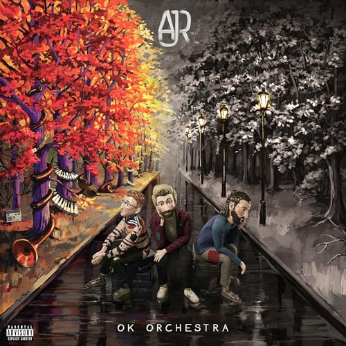 Ajr - OK ORCHESTRA (Clear with Orange Splatter) [Vinyl] Vinyl Record
