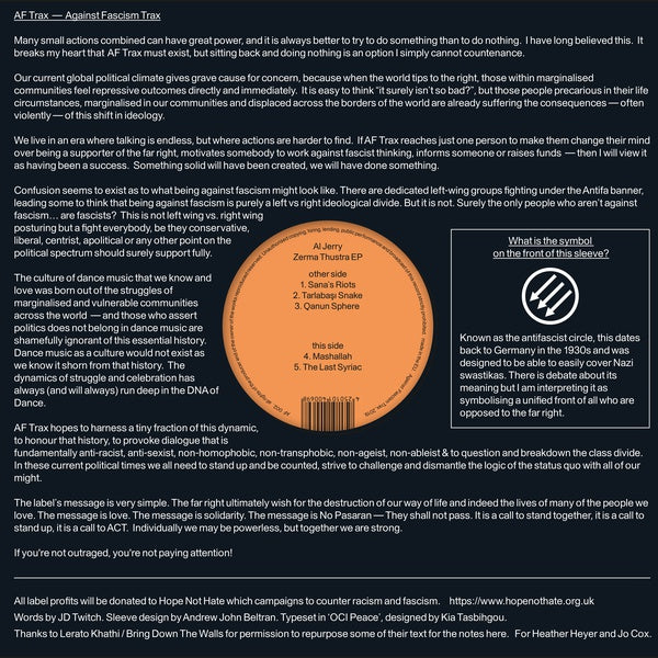 Zerma Thurstra EP Vinyl Record