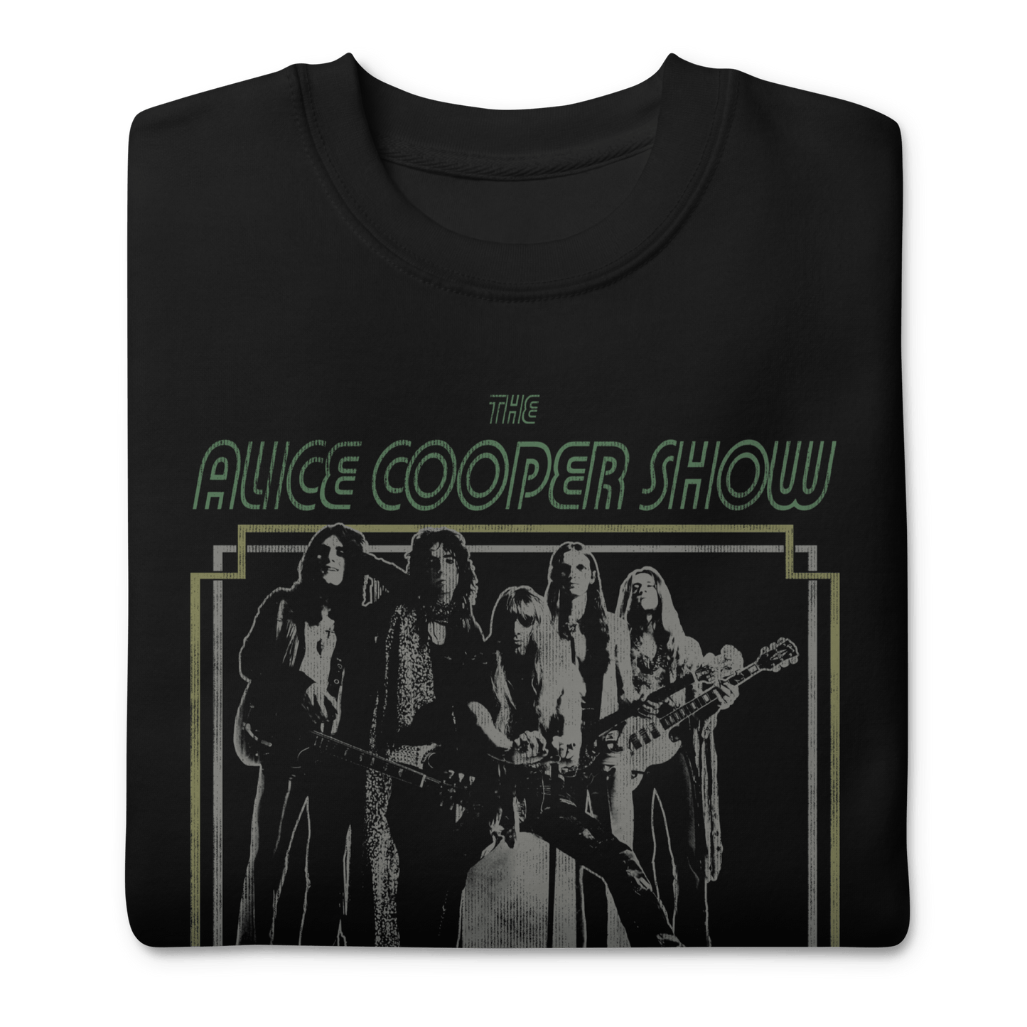 Alice Cooper 1971 US Tour Mens Sweatshirt Black