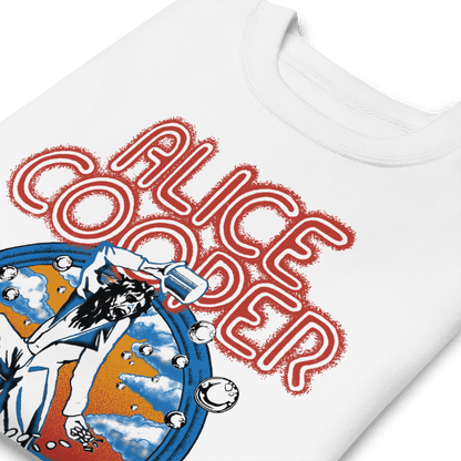 Alice Cooper 1973 Tour Mens Sweatshirt White