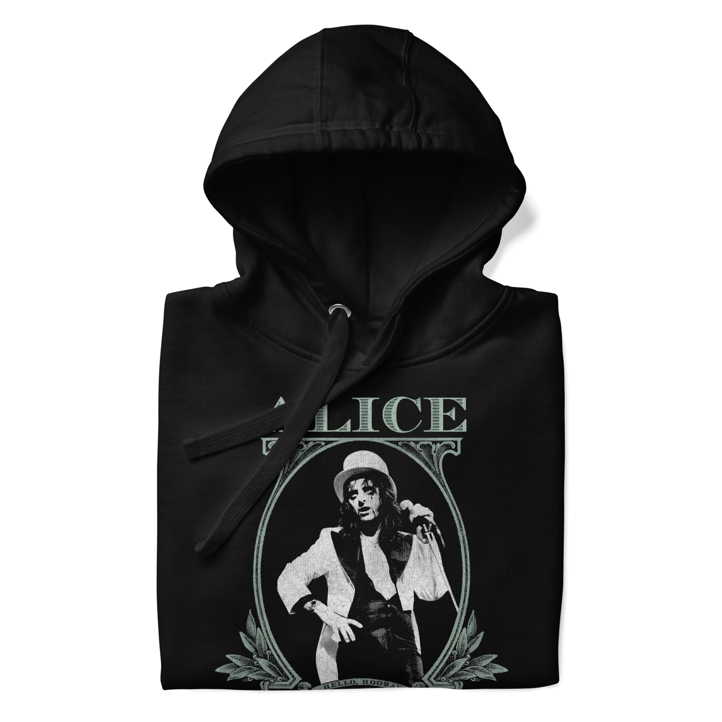 Alice Cooper Bankroll Mens Officially Licensed Hoodie Black
