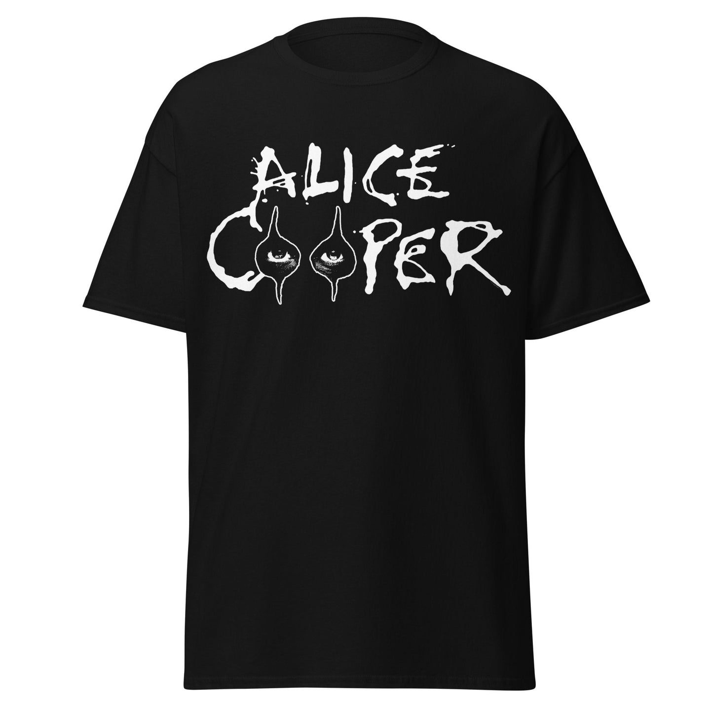 Alice Cooper Big Eyes Jumbo Print Mens T Shirt Black