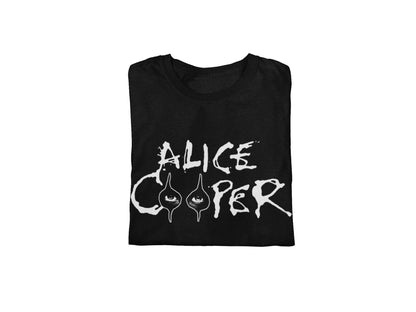 Alice Cooper Big Eyes Jumbo Print Mens T Shirt Black