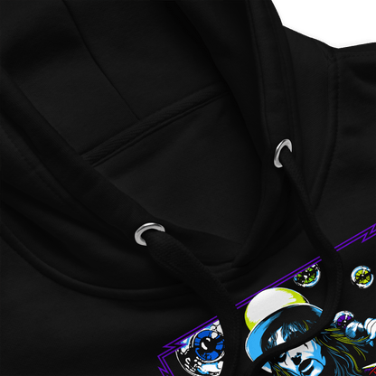 Alice Cooper Bubbles Mens Officially Licensed Hoodie Black
