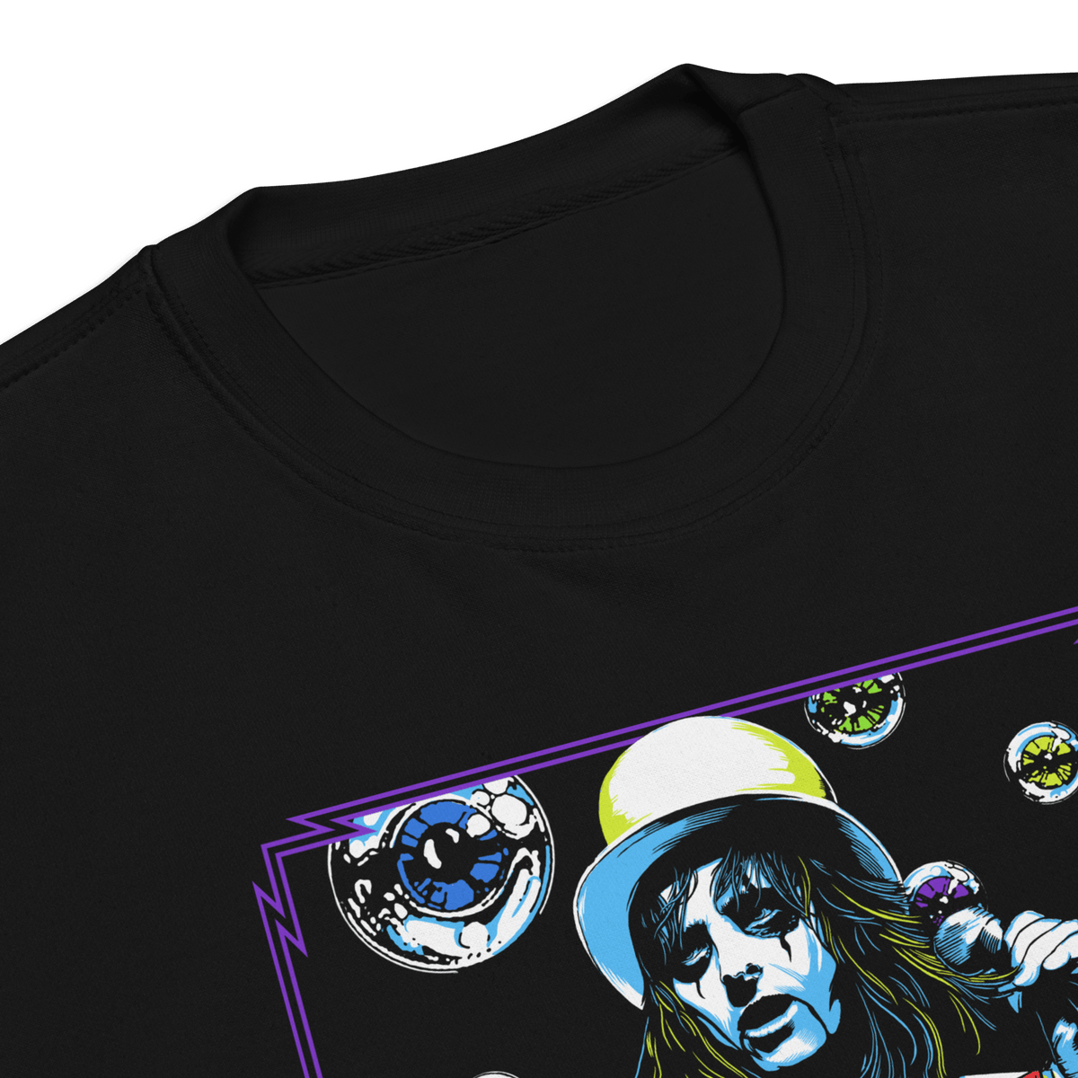 Alice Cooper Bubbles Mens Sweatshirt Black