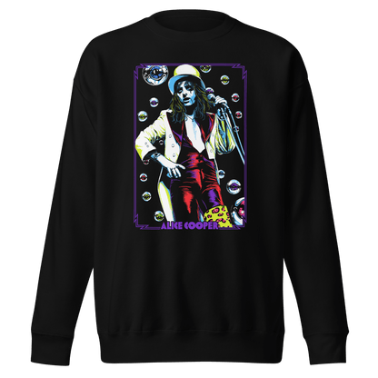 Alice Cooper Bubbles Mens Sweatshirt Black
