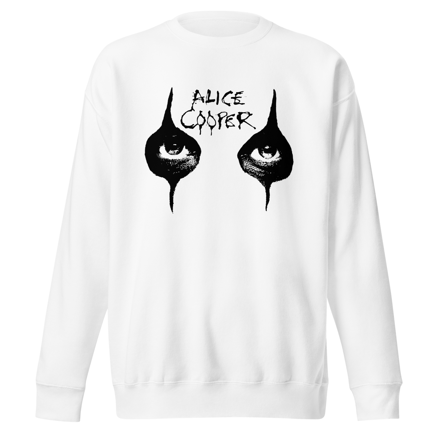 Alice Cooper Eyes Mens Sweatshirt White
