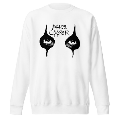 Alice Cooper Eyes Mens Sweatshirt White