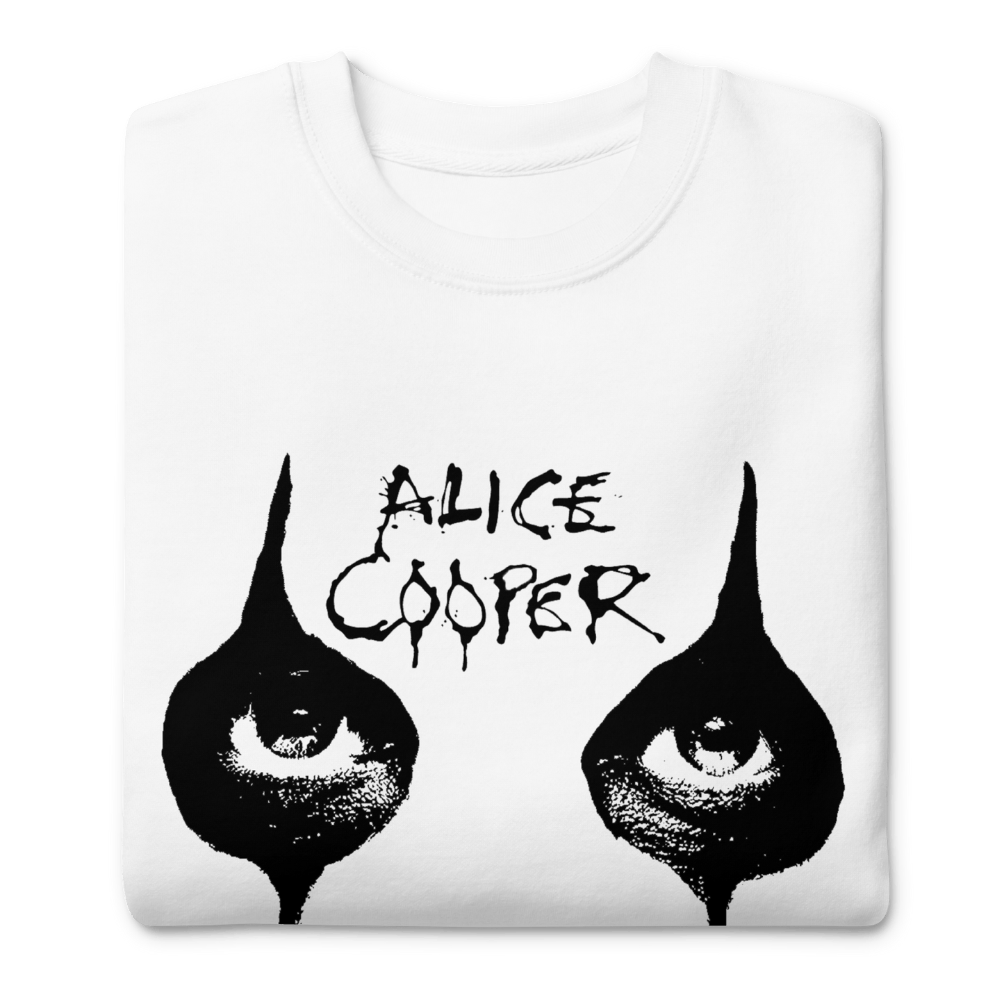 Alice Cooper Eyes Mens Sweatshirt White