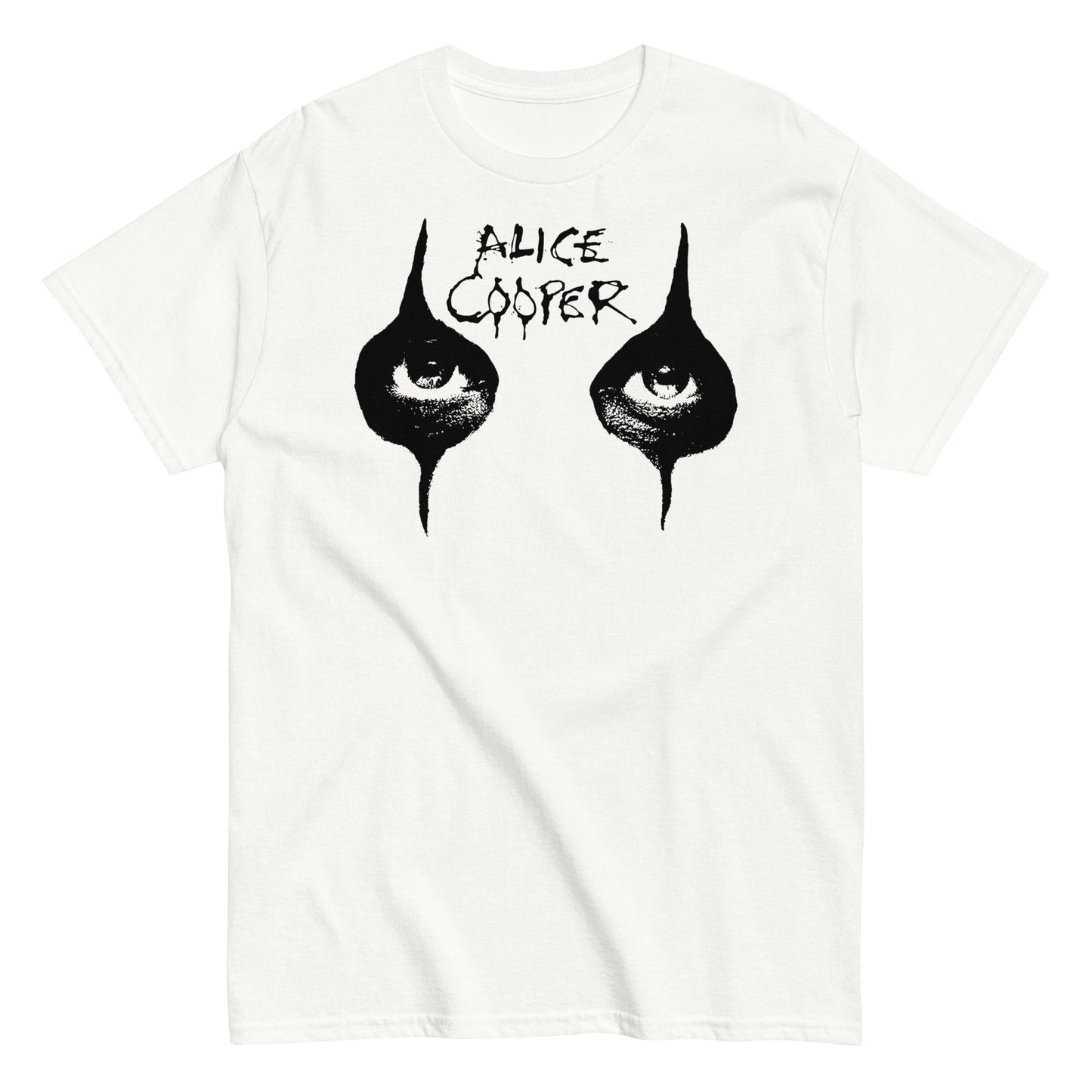 Alice Cooper Eyes Mens T Shirt White