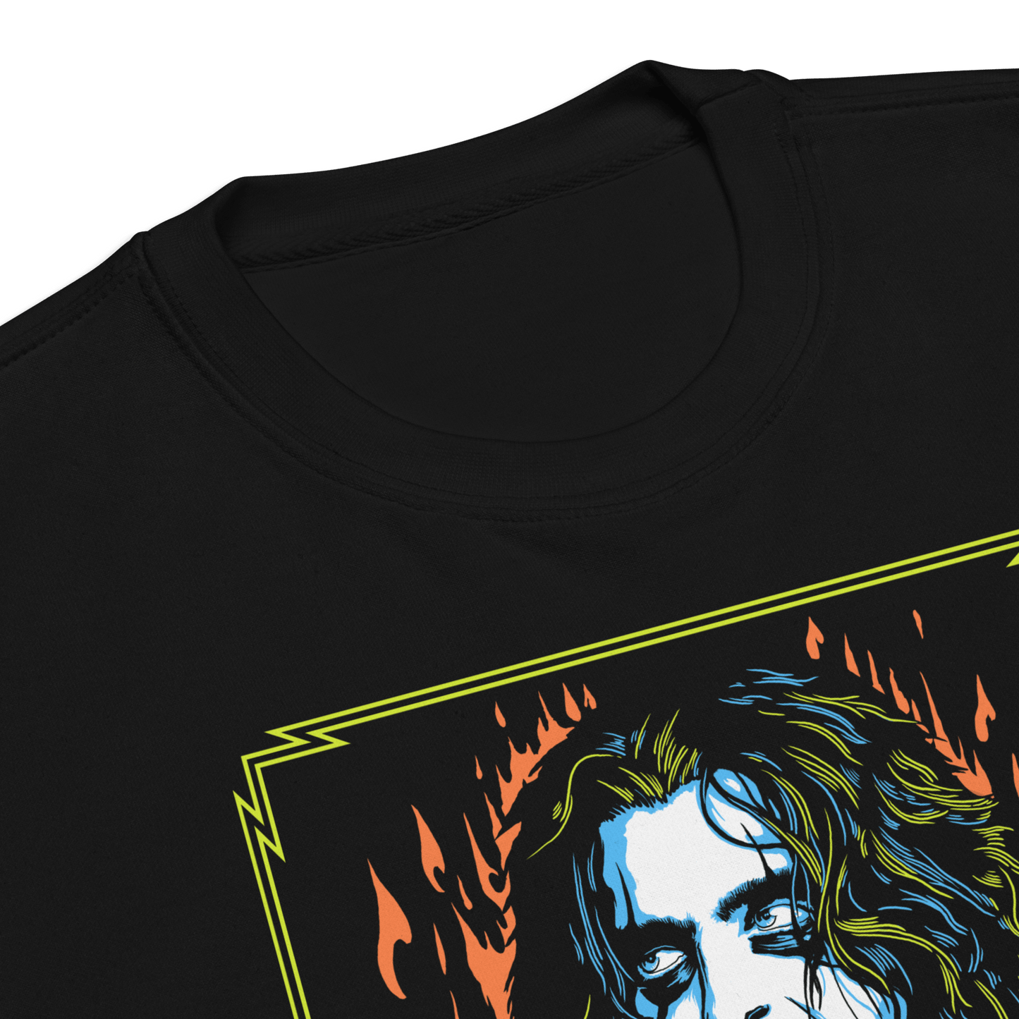 Alice Cooper Flames Mens Sweatshirt Black