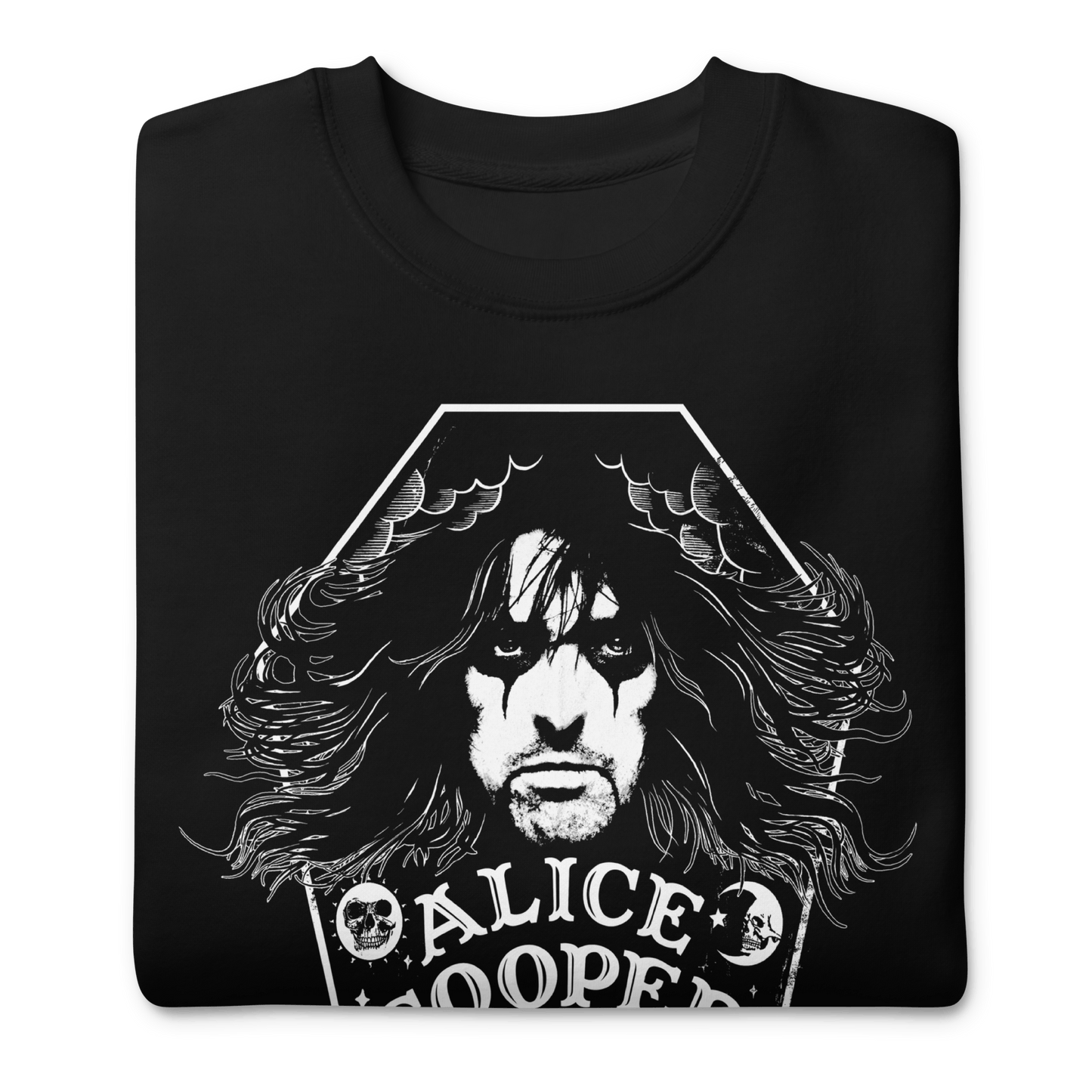 Alice Cooper Hair Mens Sweatshirt Black