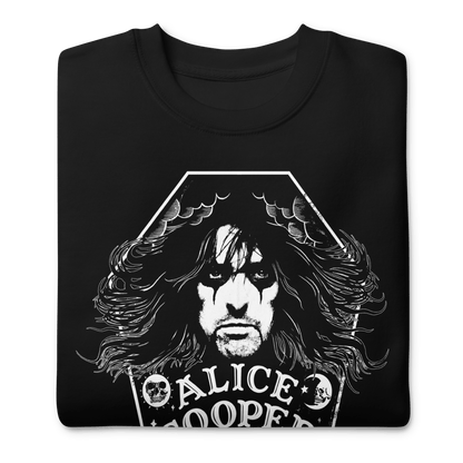 Alice Cooper Hair Mens Sweatshirt Black