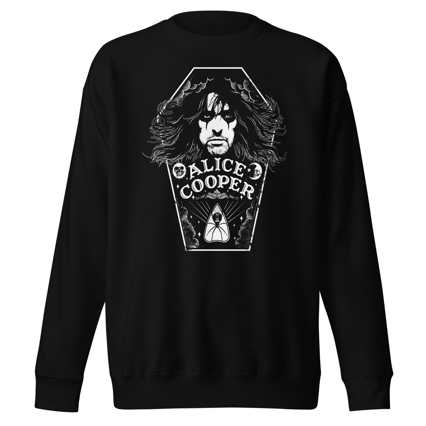 Alice Cooper Hair Mens Sweatshirt Black