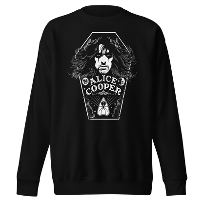 Alice Cooper Hair Mens Sweatshirt Black