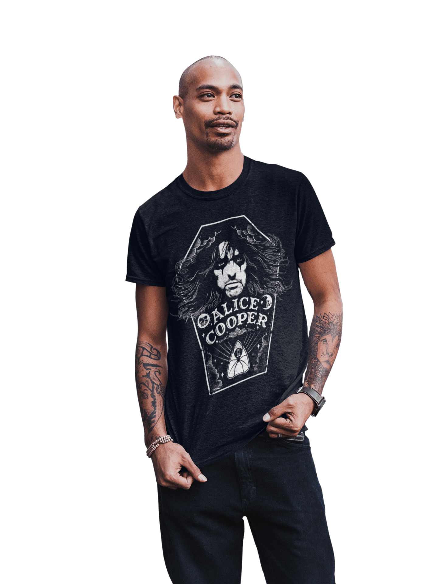 Alice Cooper Hair Officially Licensed Mens T Shirt Black