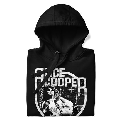 Alice Cooper Lounging Mens Officially Licensed Hoodie Black