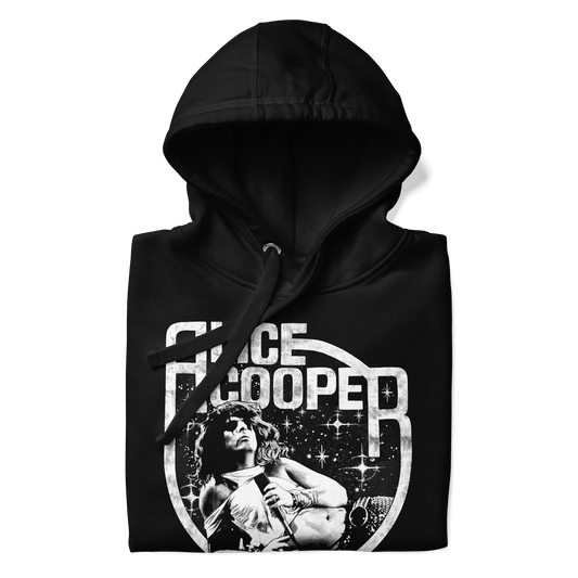 Alice Cooper Lounging Mens Officially Licensed Hoodie Black