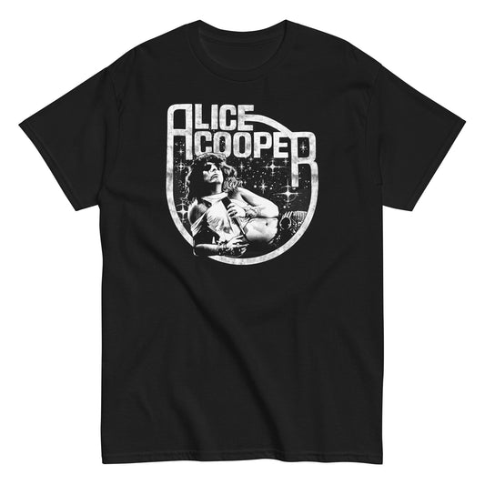 Alice Cooper Lounging Mens T Shirt Black