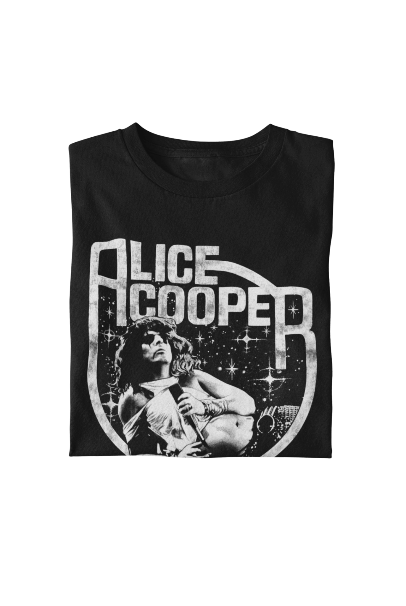 Alice Cooper Lounging Officially Licensed Mens T Shirt Black