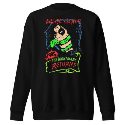 Alice Cooper Nightmare Returns Mens Sweatshirt Black