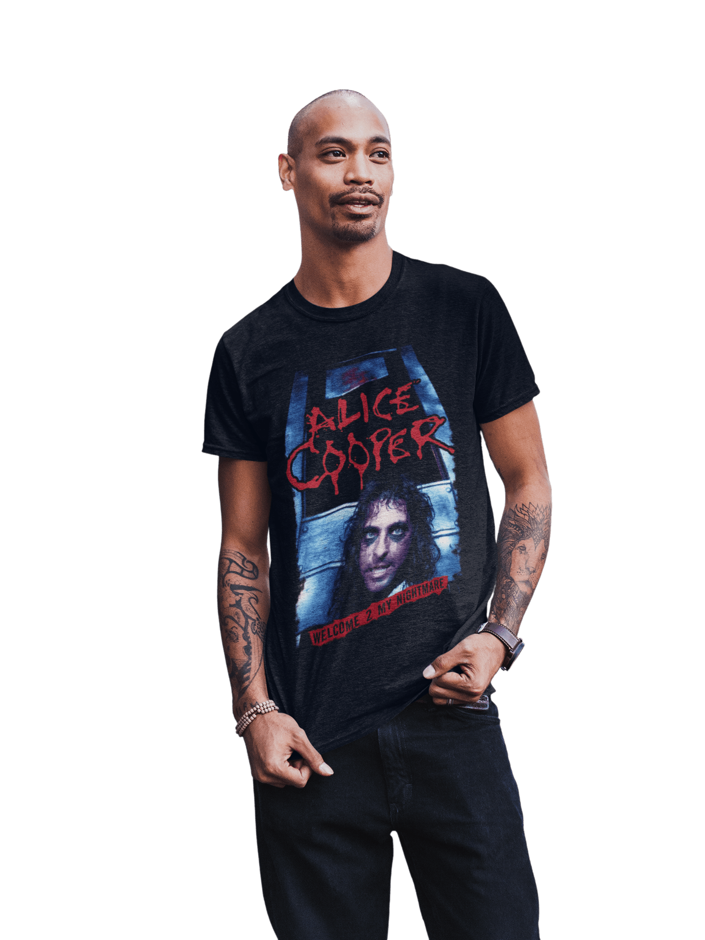 Alice Cooper Nightmare Officially Licensed Mens T Shirt Black