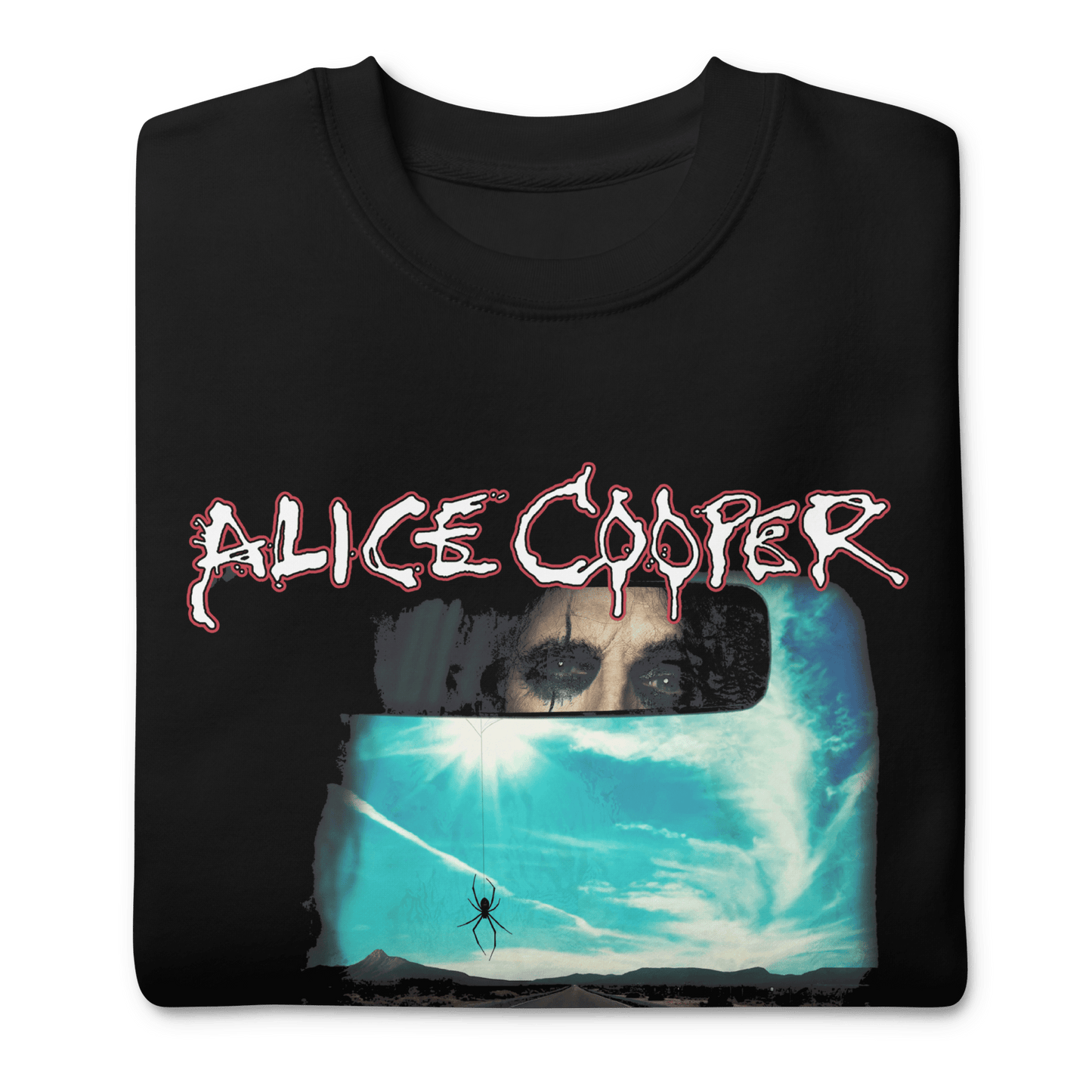 Alice Cooper On The Road Mens Sweatshirt Black