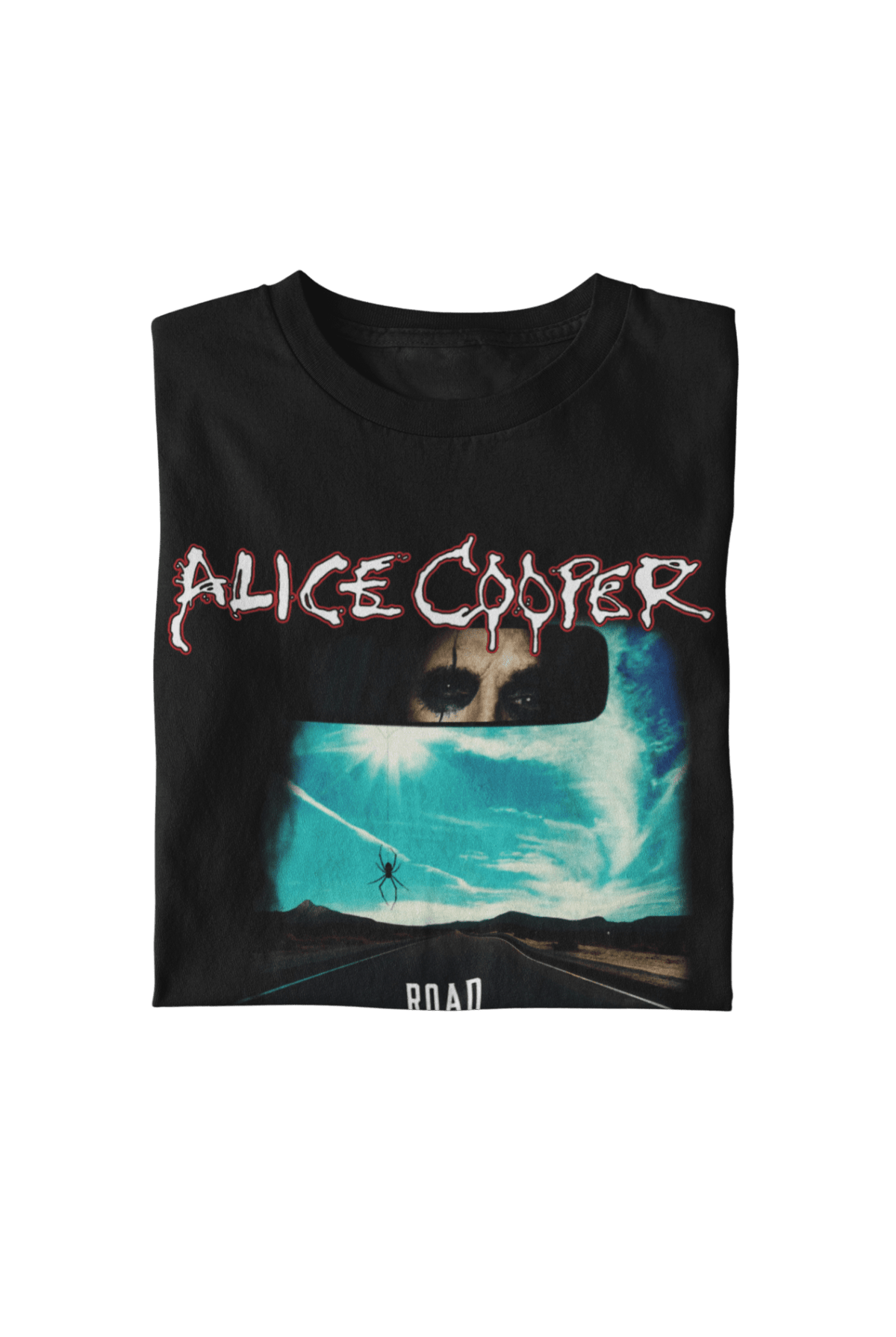 Alice Cooper On The Road Mens T-Shirt Black