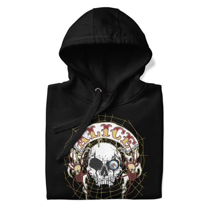 Alice Cooper One Eyed Skull Classic Mens Officially Licensed HoodieBlack