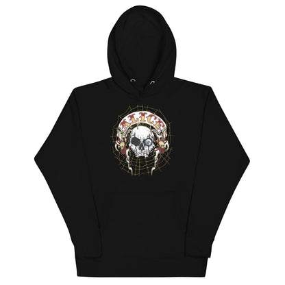 Alice Cooper One Eyed Skull Classic Mens Officially Licensed HoodieBlack