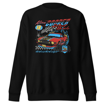 Alice Cooper Racecar Mens Sweatshirt Black