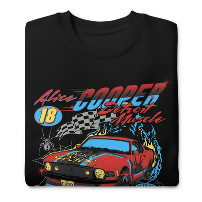 Alice Cooper Racecar Mens Sweatshirt Black