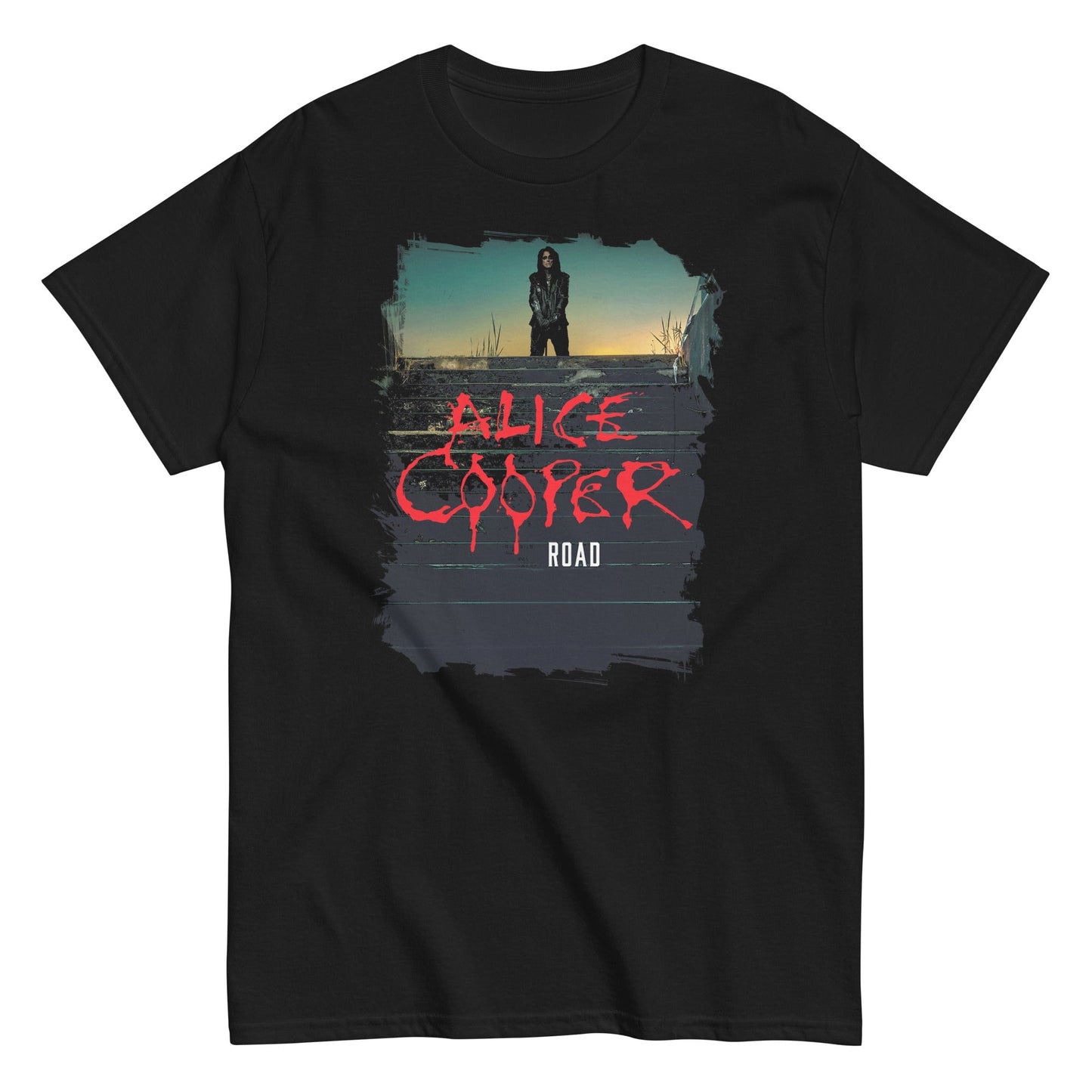 Alice Cooper Road Mens T Shirt Black