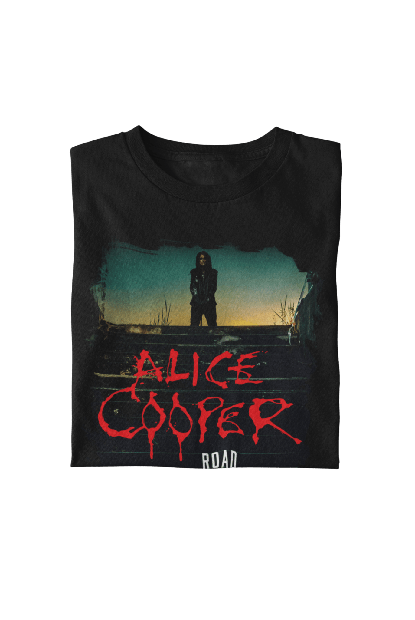 Alice Cooper Road Officially Licensed Mens T Shirt Black