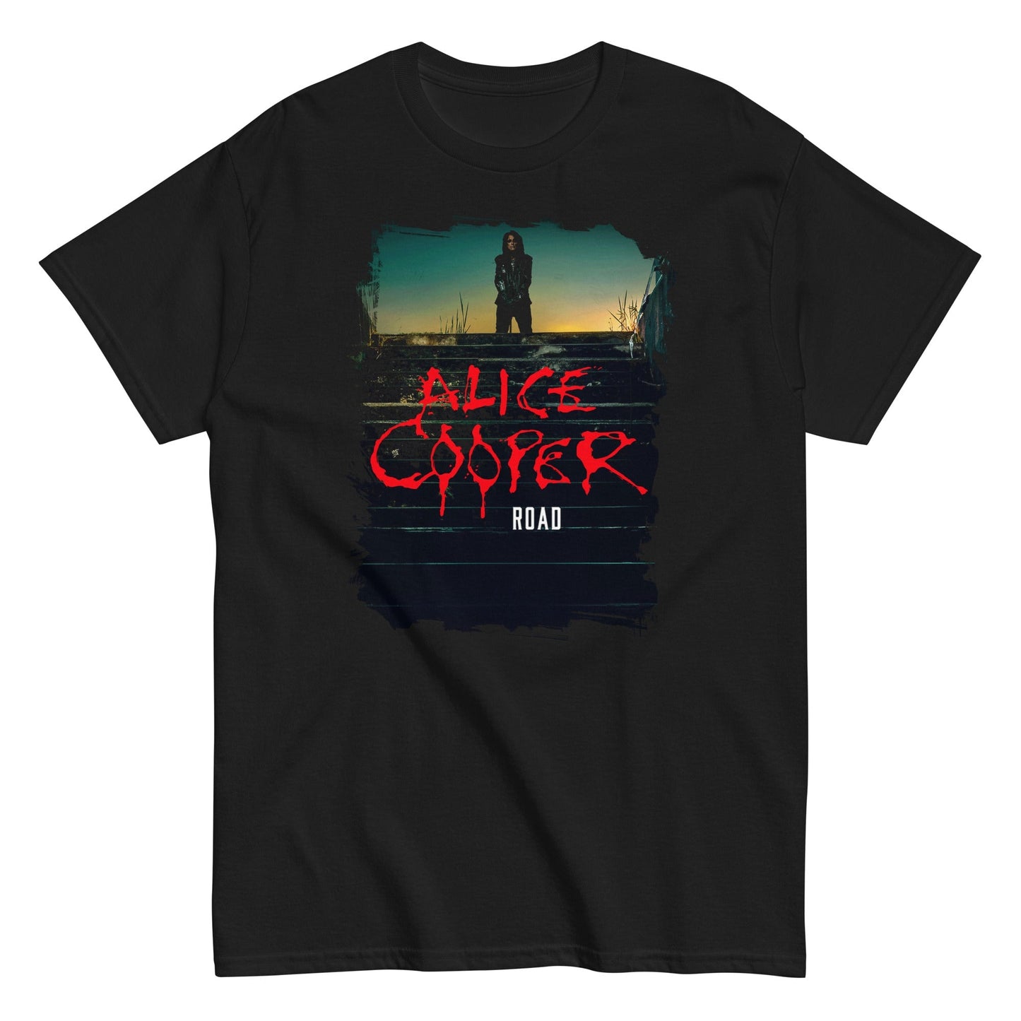 Alice Cooper Road Mens T Shirt Black