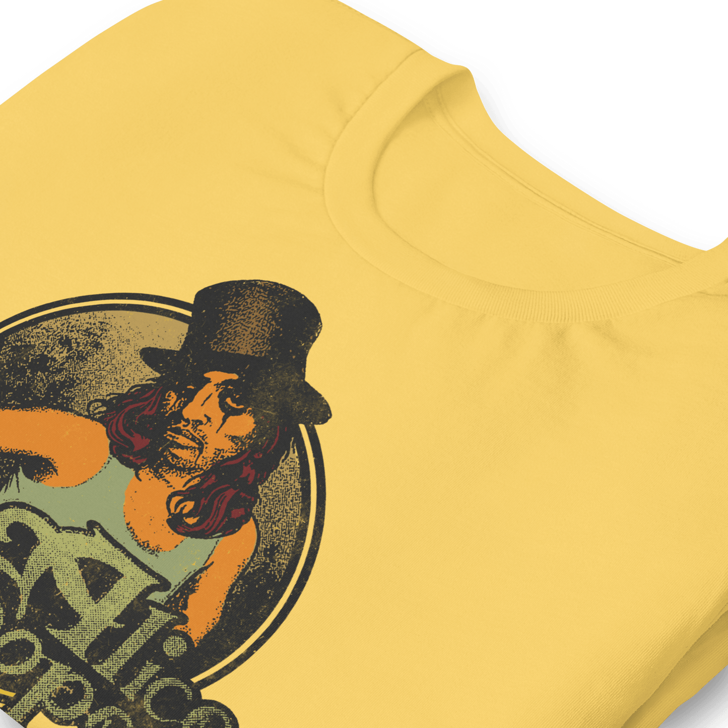 Alice Cooper Showtime 1976 Vintage Officially Licensed Mens T Shirt Gold