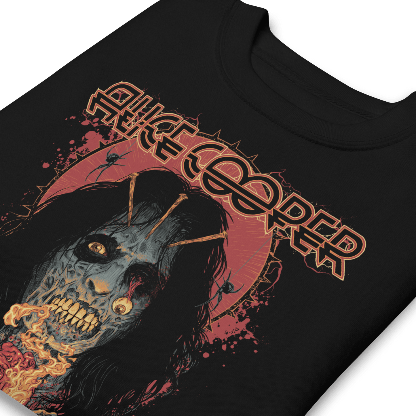 Alice Cooper Skeleton Mens Sweatshirt Black