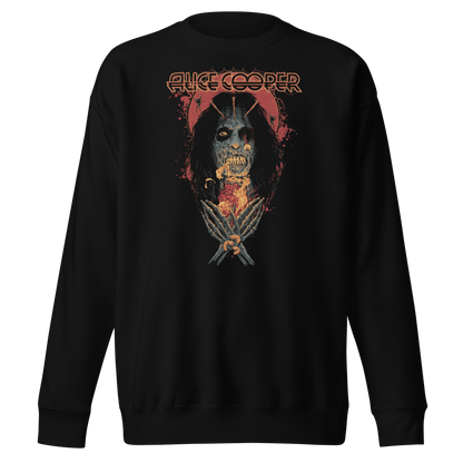 Alice Cooper Skeleton Mens Sweatshirt Black