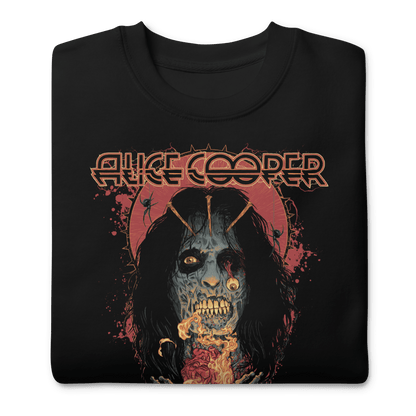 Alice Cooper Skeleton Mens Sweatshirt Black