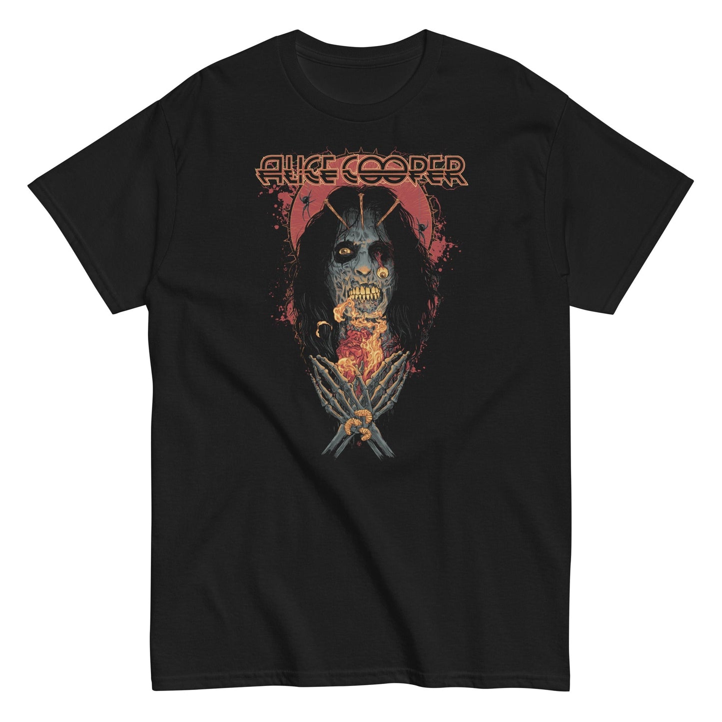 Alice Cooper Skeleton Mens T Shirt Black